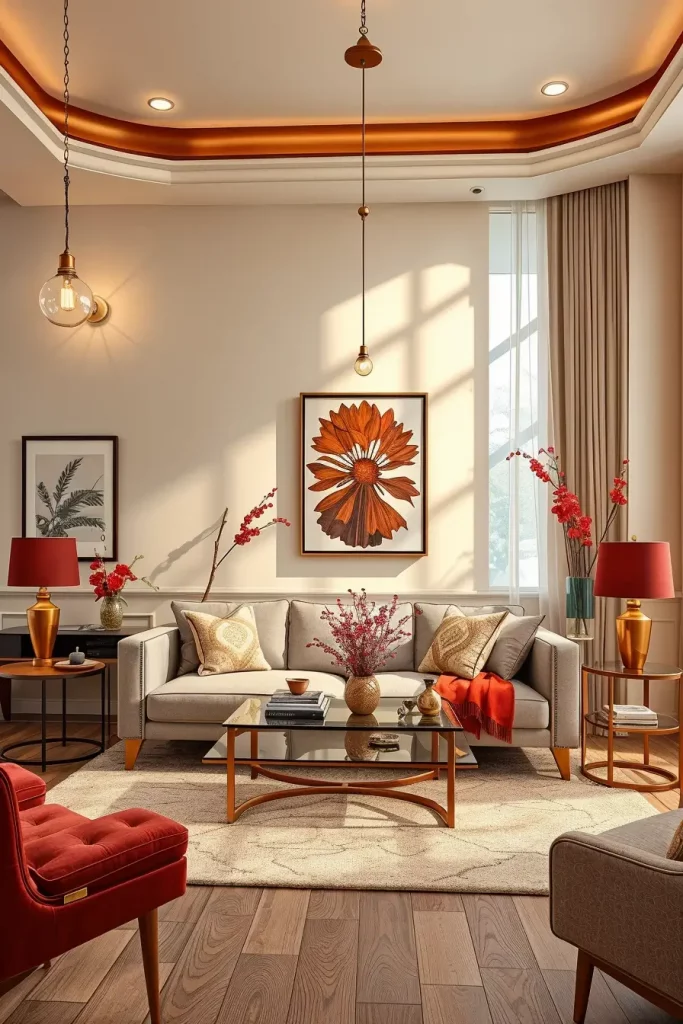 64 Cherry Coded Living Room Color Palette Ideas for Modern Interiors