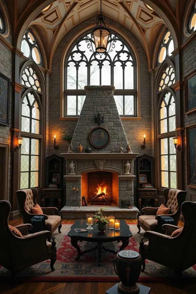 64 Gothic Living Room Arches and Windows: Elegant Design Ideas