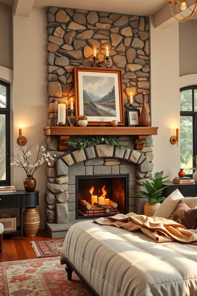 Stone Fireplace Bedroom: Cozy and Modern Design Ideas for Every Style