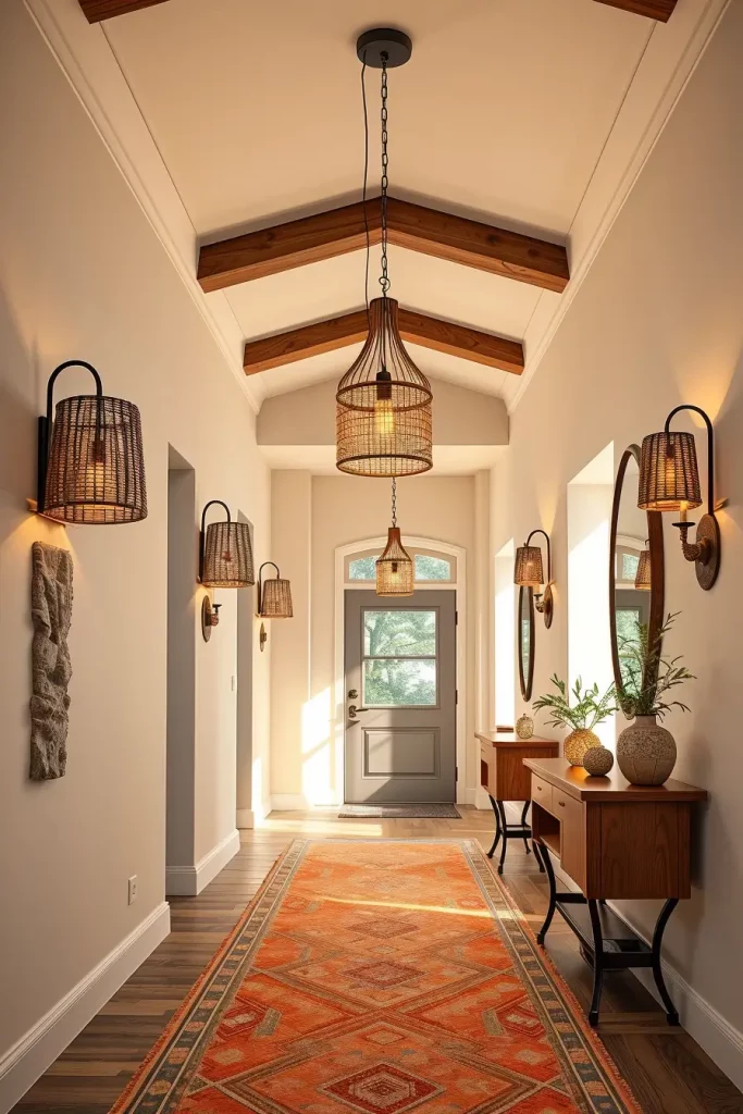 62 Modern Hallway Design With Natural Materials: Stylish Ideas for a Timeless Home