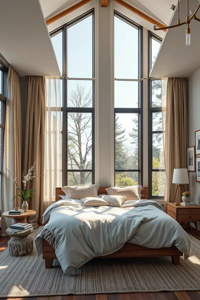 62 Modern Bedroom Design With Natural Materials for a Cozy and Stylish Space