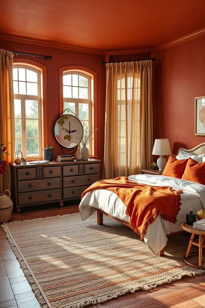 65 Terracotta and Tan Bedroom Ideas for a Warm and Elegant Interior