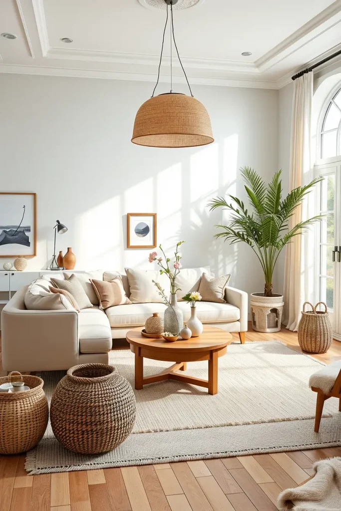 64 Earth-Tone Living Room Ideas for a Warm and Natural Home