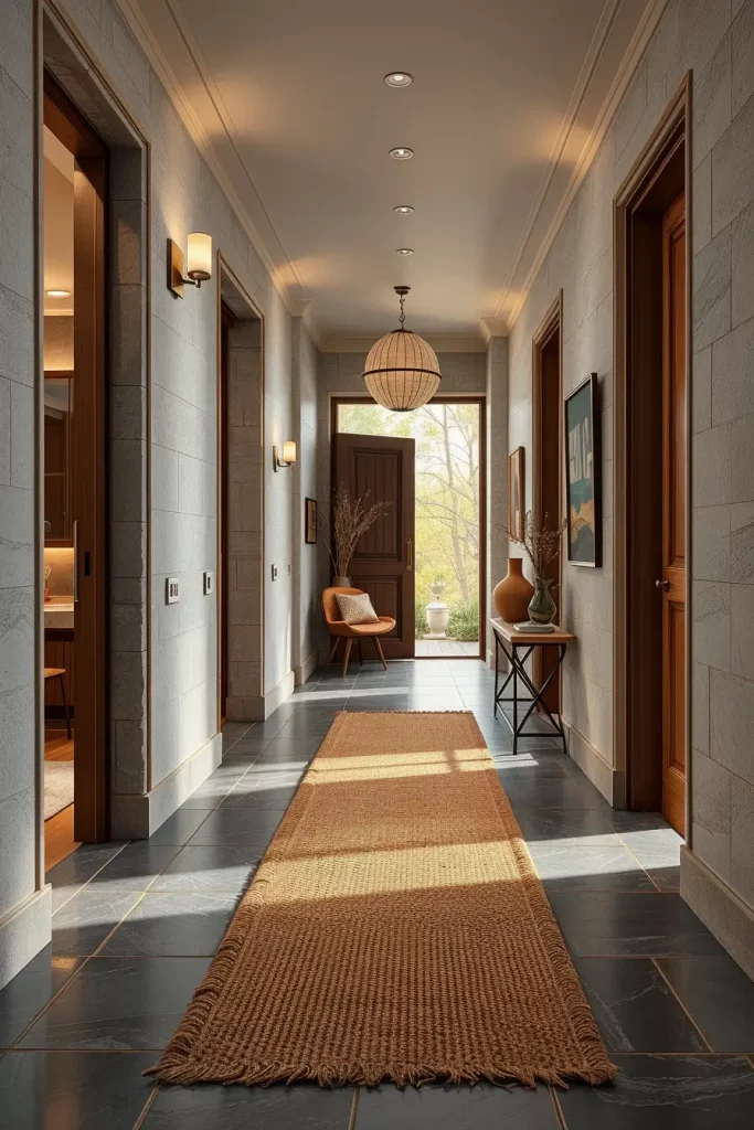 65 Earthy Hallway Styling Tips to Create a Warm and Natural Entryway