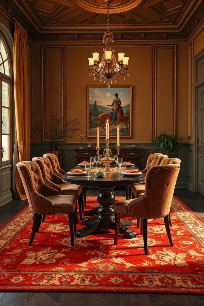 62 Warm-Toned Dining Room Interiors To Inspire Your Home Design
