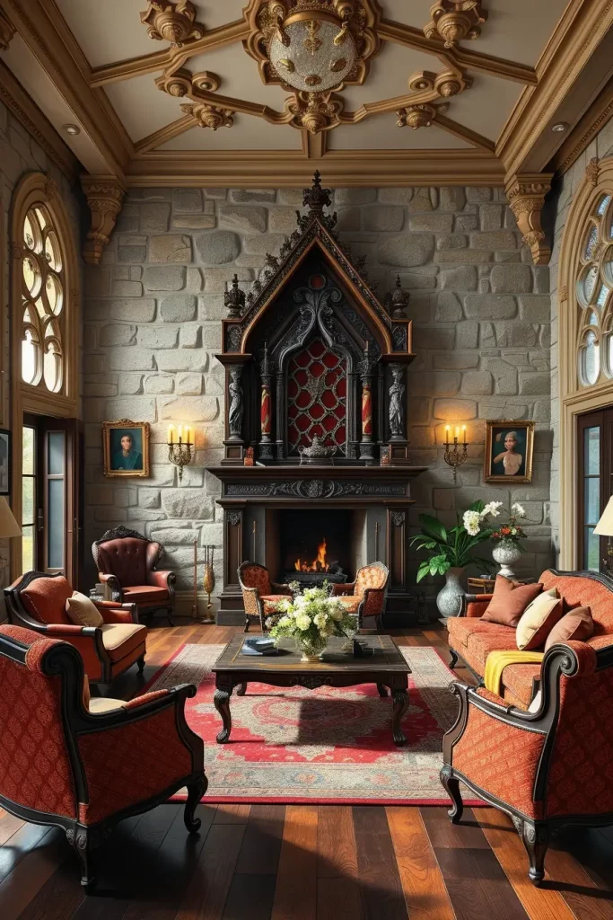 62 Castlecore Living Room Inspiration: Ideas for a Regal and Cozy Home