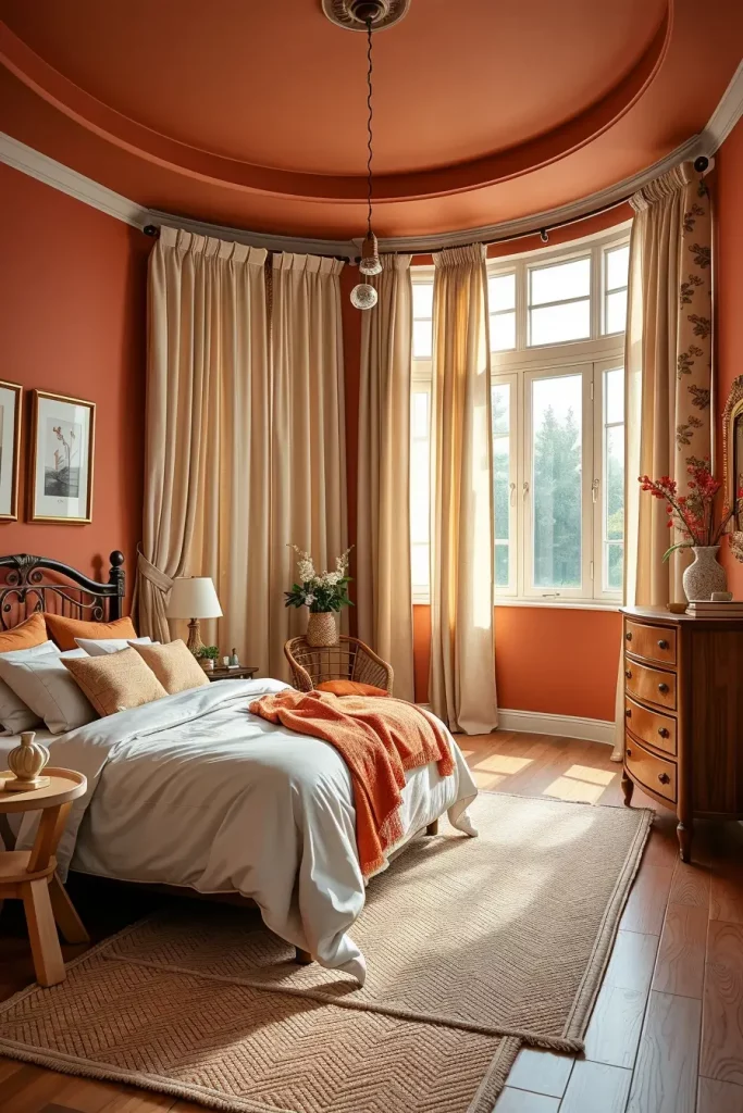 65 Terracotta and Tan Bedroom Ideas for a Warm and Elegant Interior