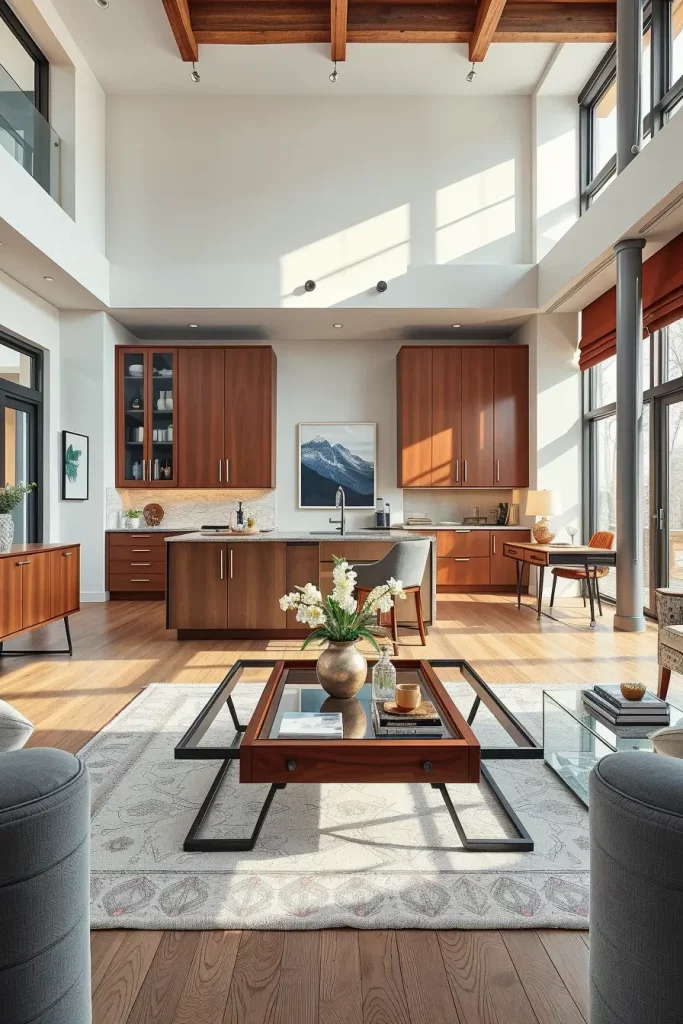 66 Cherry Coded Accents for Open-Plan Houses: Elegant Design Ideas