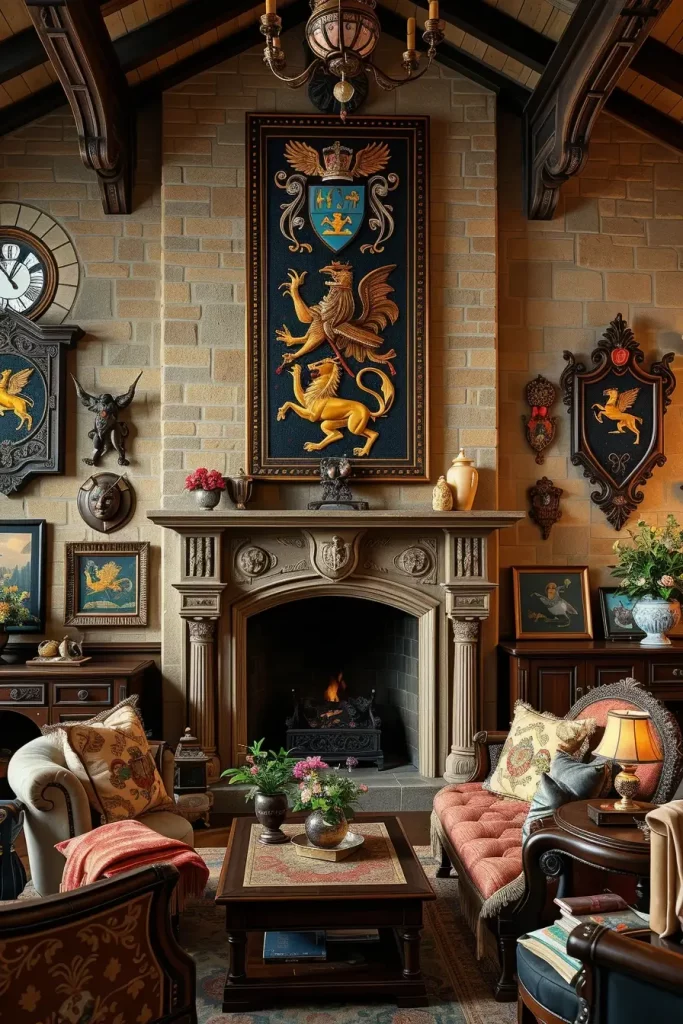 62 Castlecore Living Room Inspiration: Ideas for a Regal and Cozy Home