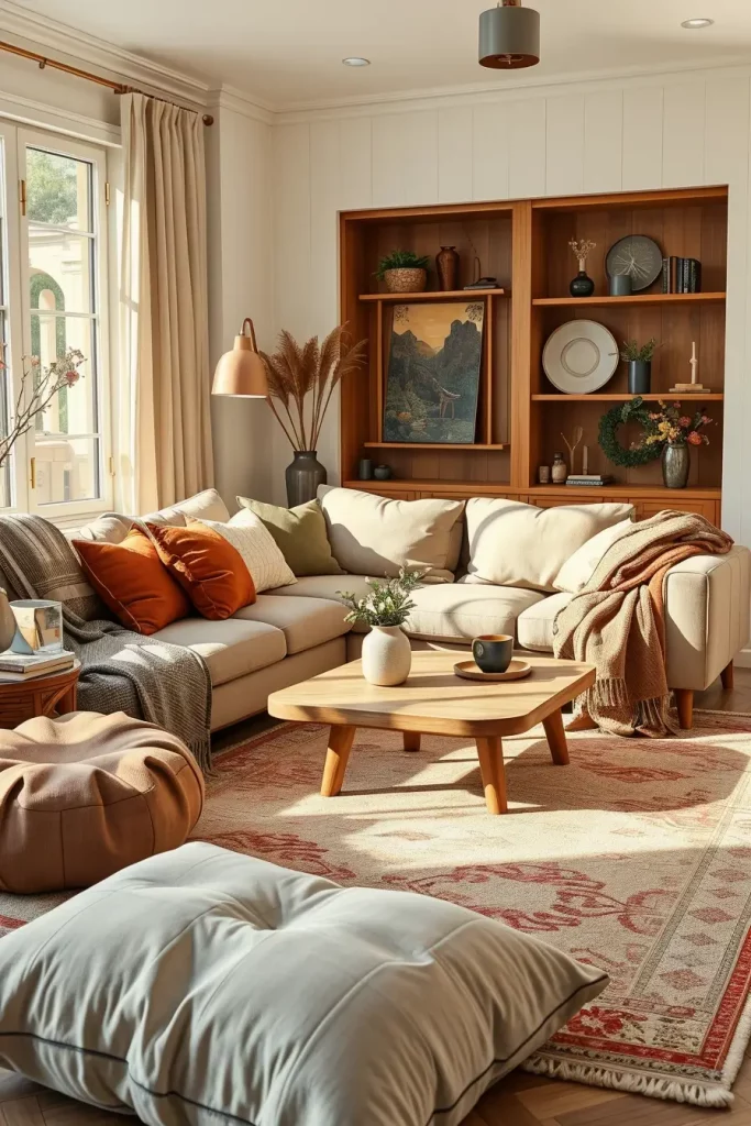 64 Earth-Tone Living Room Ideas for a Warm and Natural Home