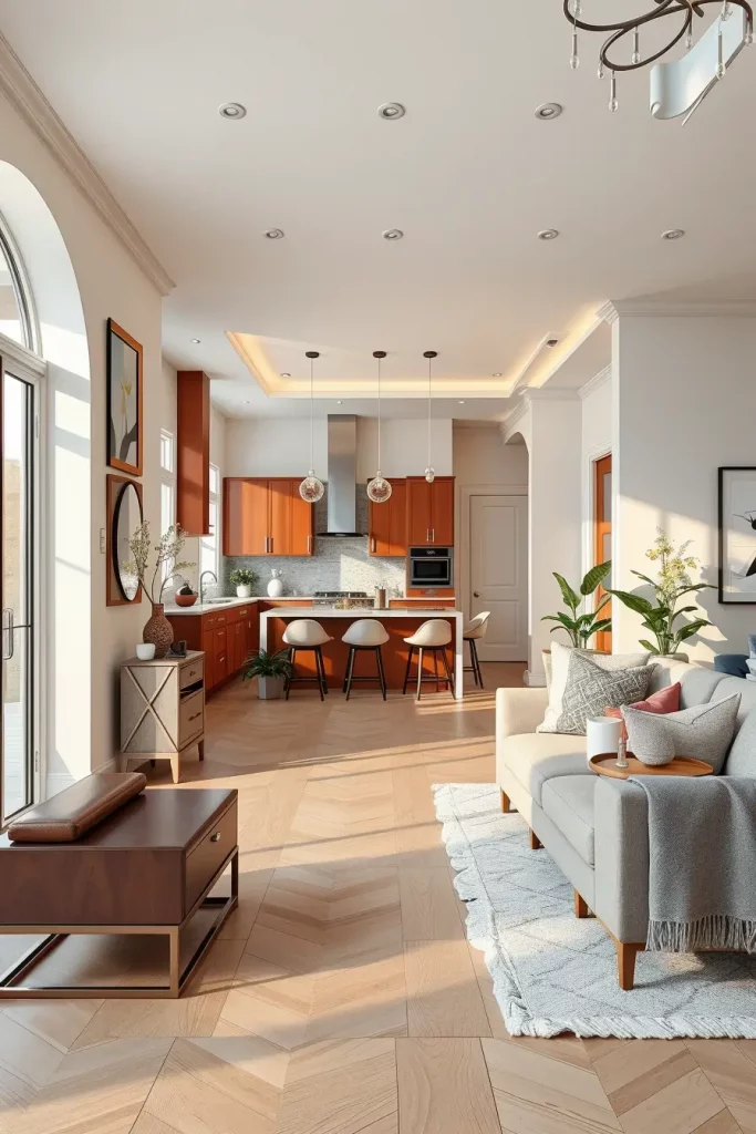 66 Cherry Coded Accents for Open-Plan Houses: Elegant Design Ideas