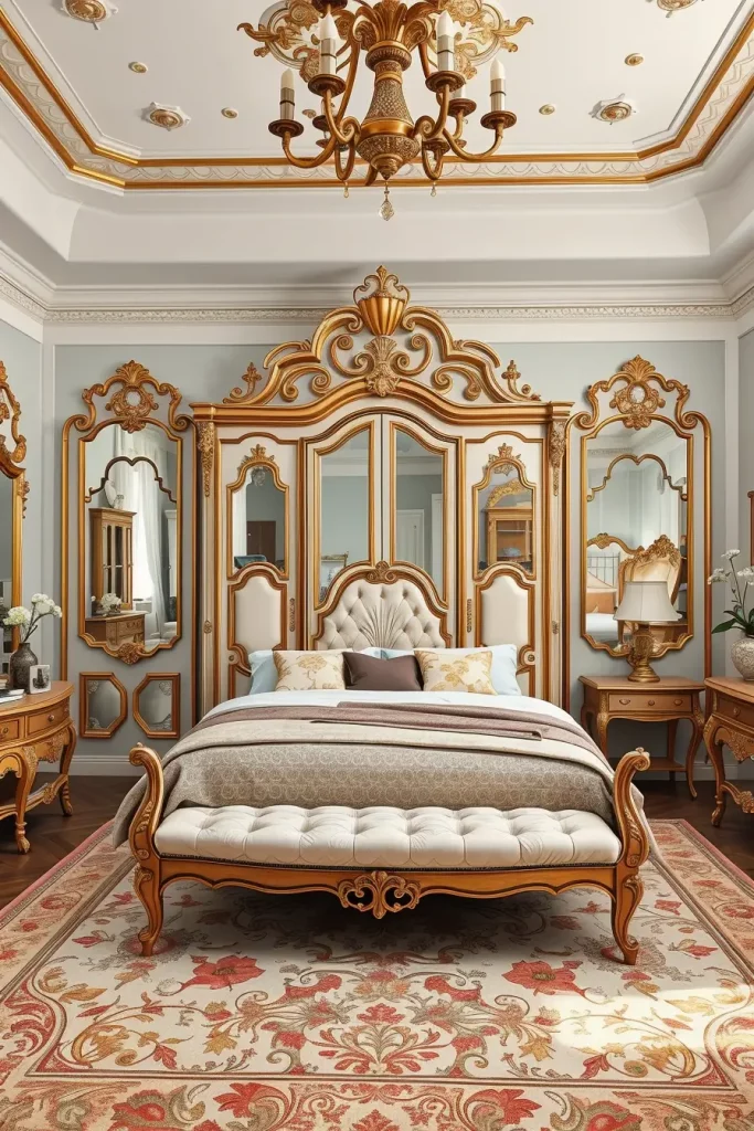 64 Rococo Revival Bedroom Furniture Ideas for Timeless Elegance