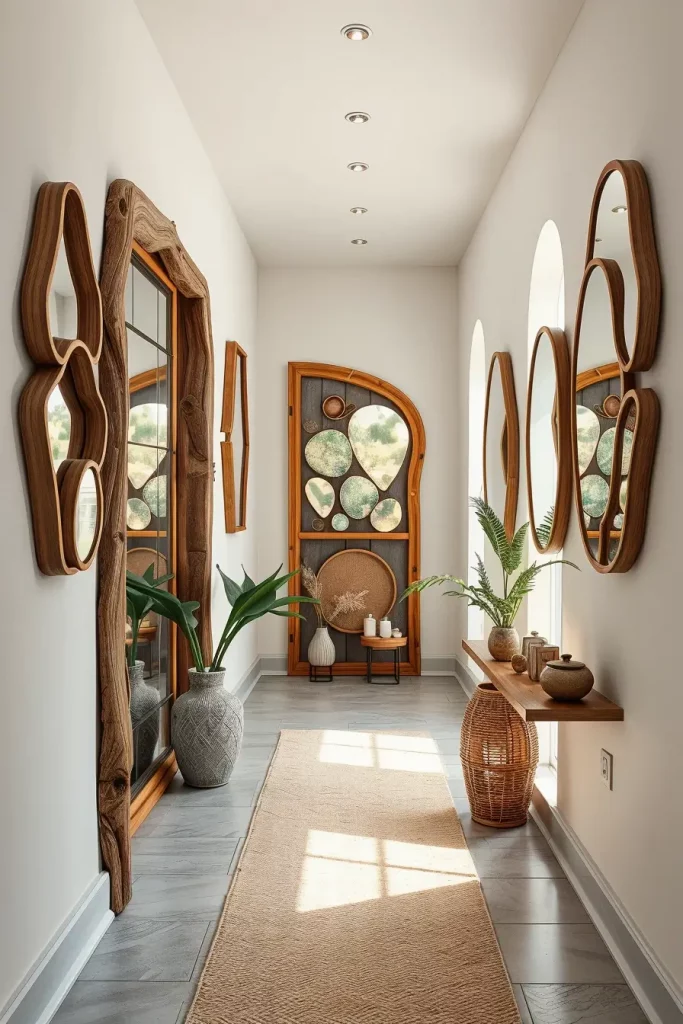 65 Earthy Hallway Styling Tips to Create a Warm and Natural Entryway