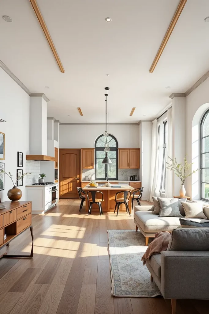 66 Cherry Coded Accents for Open-Plan Houses: Elegant Design Ideas