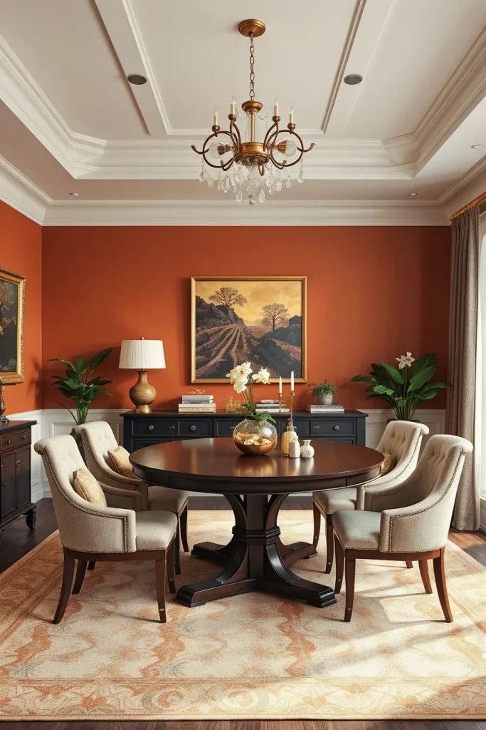 62 Warm-Toned Dining Room Interiors To Inspire Your Home Design