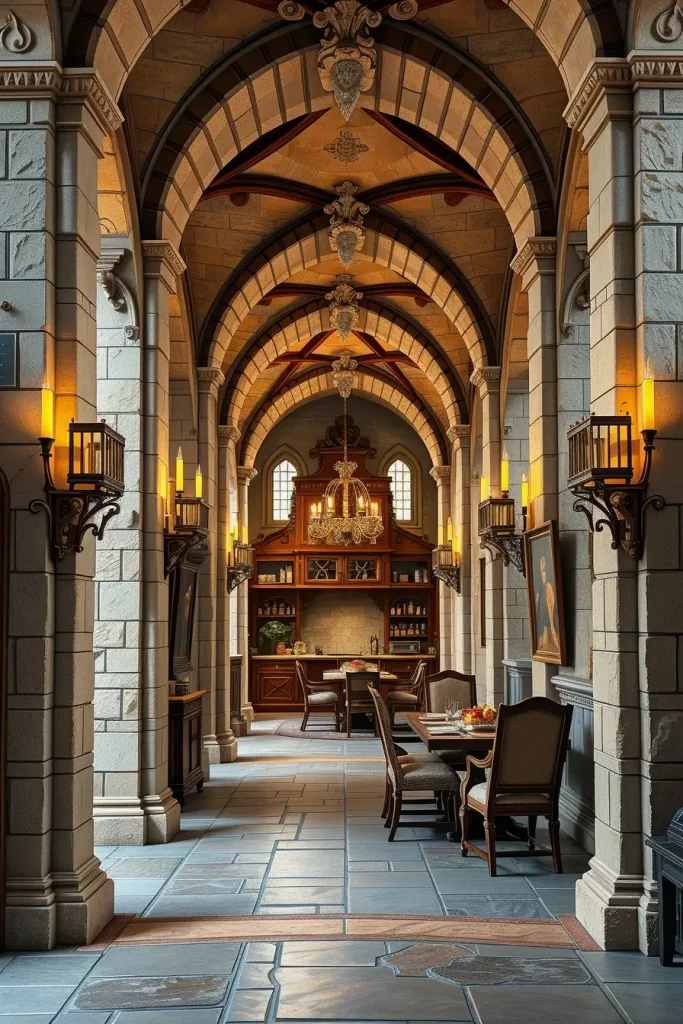 63 Castlecore Kitchen and Dining Room Inspiration Ideas for Timeless Medieval Elegance