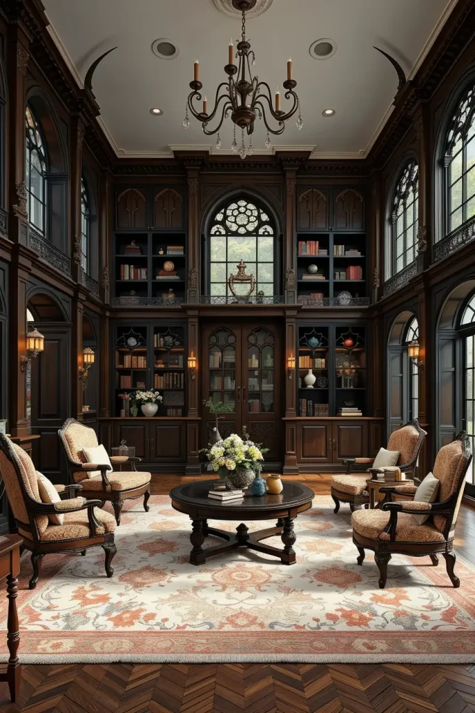 64 Gothic Living Room Arches and Windows: Elegant Design Ideas