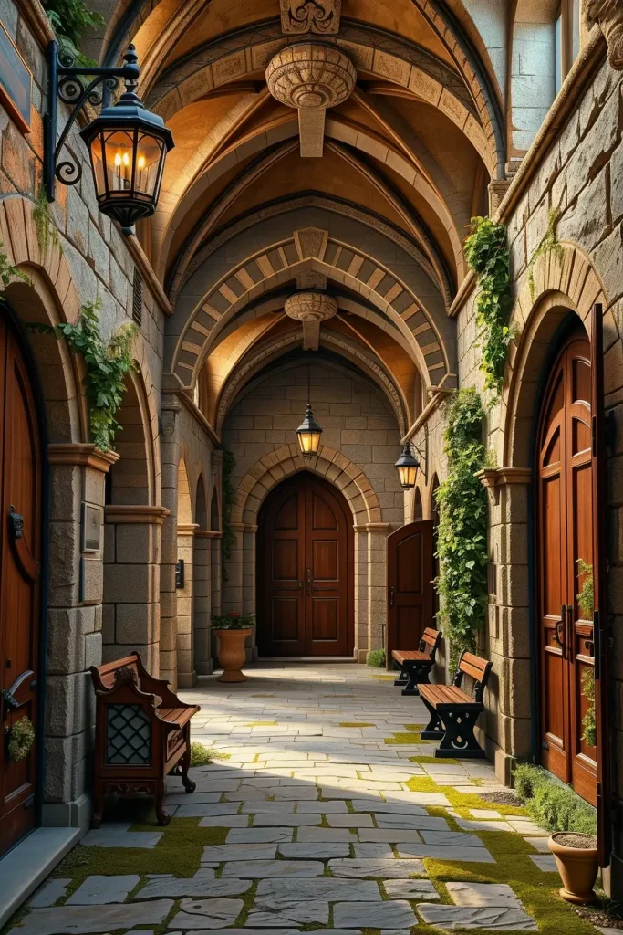 64 Castlecore Hallway Inspiration: Magical Medieval Designs for Your Home