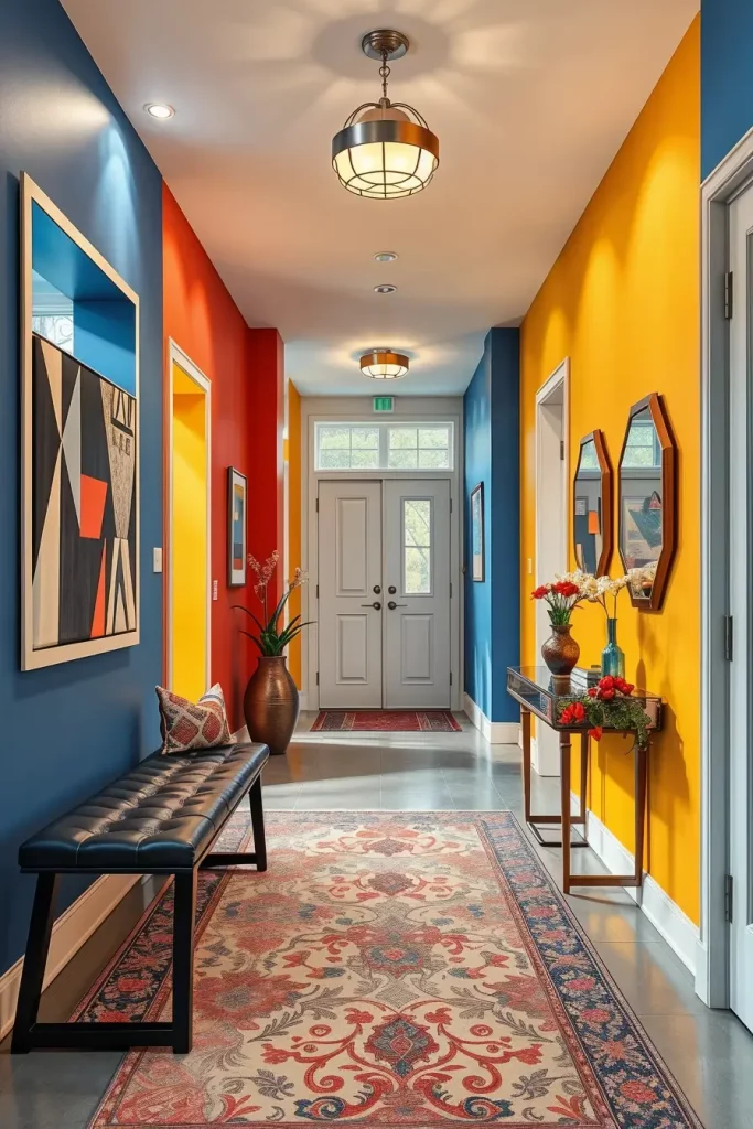 62 Primary Play Bold Hallway Decor Trends to Transform Your Home