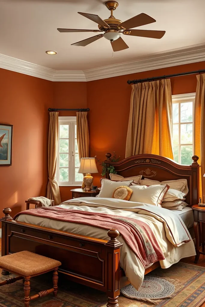 65 Terracotta and Tan Bedroom Ideas for a Warm and Elegant Interior