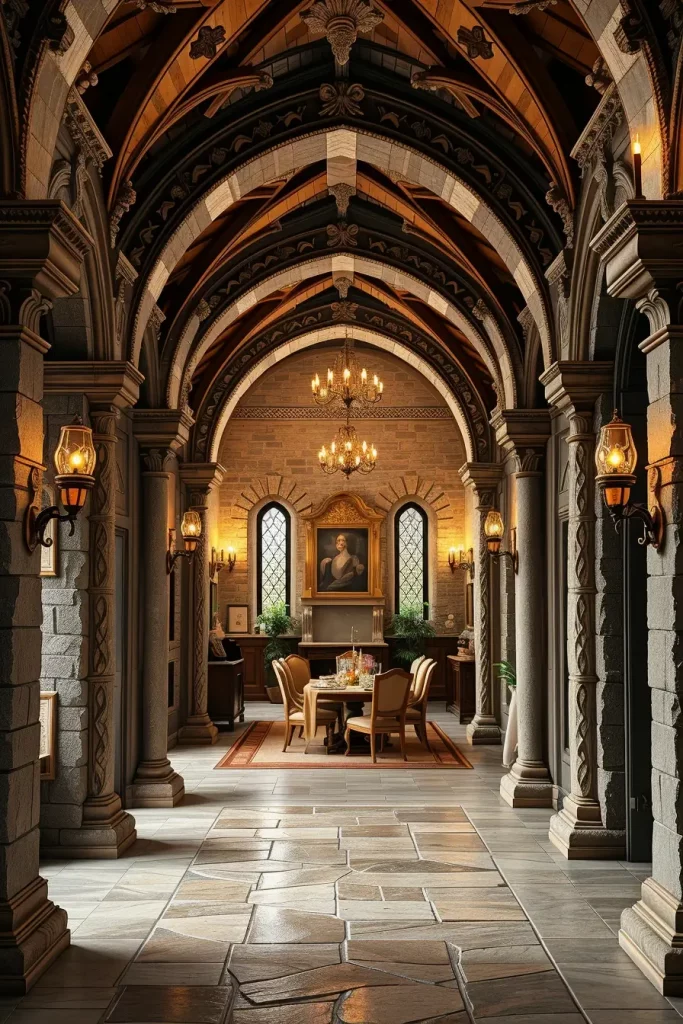 63 Castlecore Kitchen and Dining Room Inspiration Ideas for Timeless Medieval Elegance