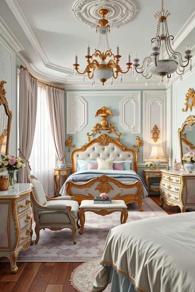 64 Rococo Revival Bedroom Furniture Ideas for Timeless Elegance