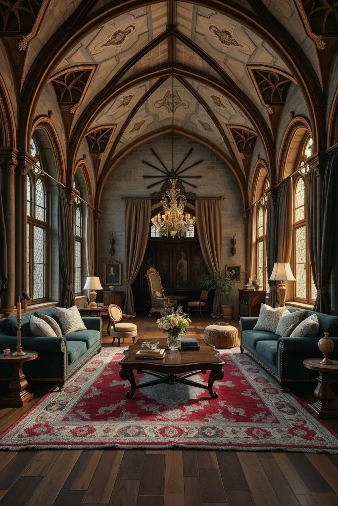 64 Gothic Living Room Arches and Windows: Elegant Design Ideas