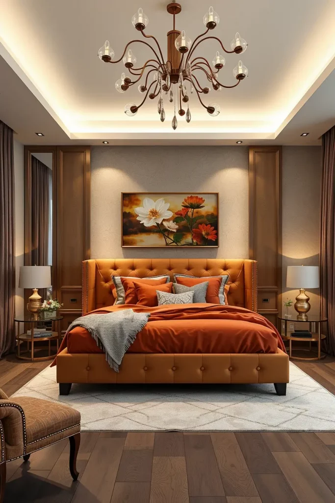 65 Terracotta and Tan Bedroom Ideas for a Warm and Elegant Interior