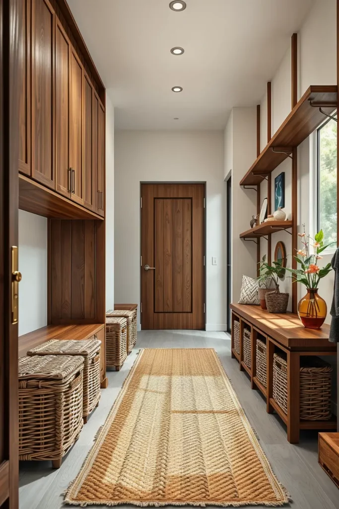 62 Modern Hallway Design With Natural Materials: Stylish Ideas for a Timeless Home