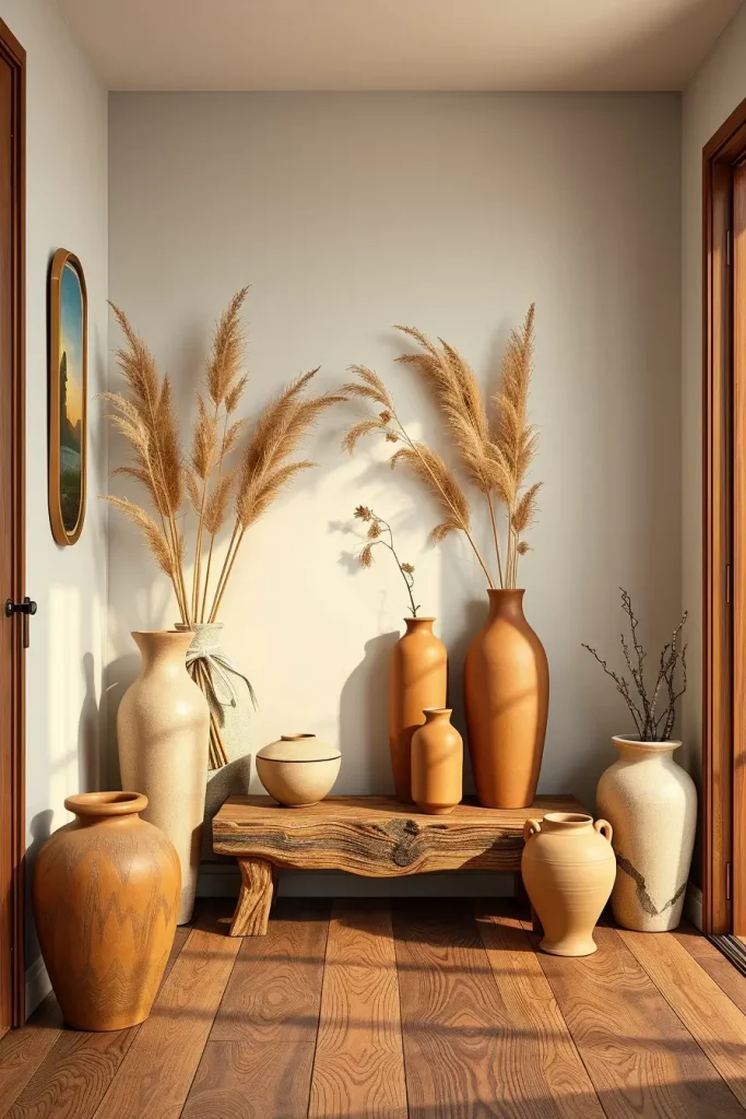 65 Earthy Hallway Styling Tips to Create a Warm and Natural Entryway