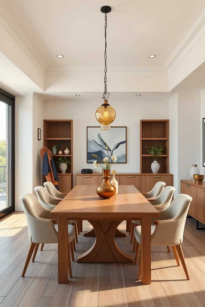 62 Warm-Toned Dining Room Interiors To Inspire Your Home Design