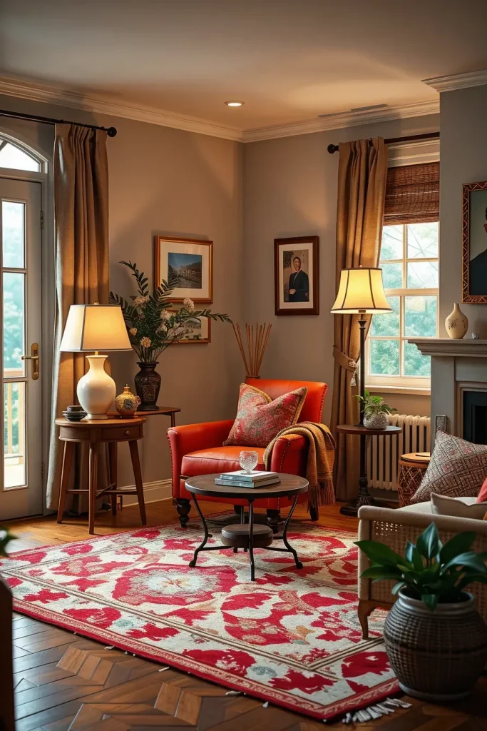 64 Cherry Coded Living Room Color Palette Ideas for Modern Interiors