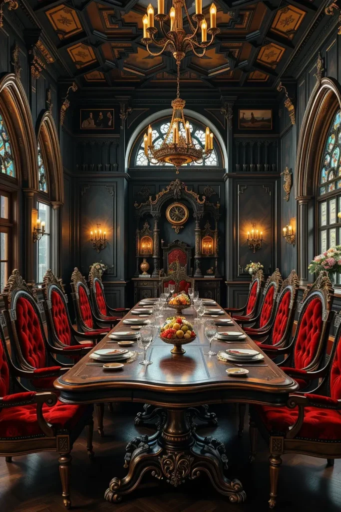 63 Castlecore Kitchen and Dining Room Inspiration Ideas for Timeless Medieval Elegance