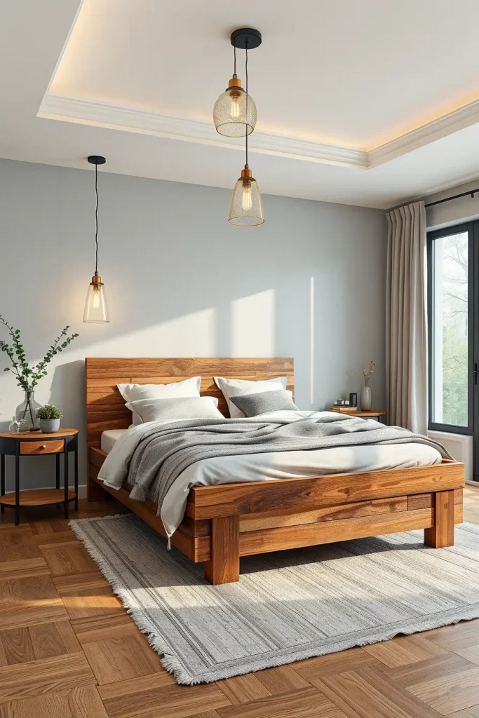 62 Modern Bedroom Design With Natural Materials for a Cozy and Stylish Space