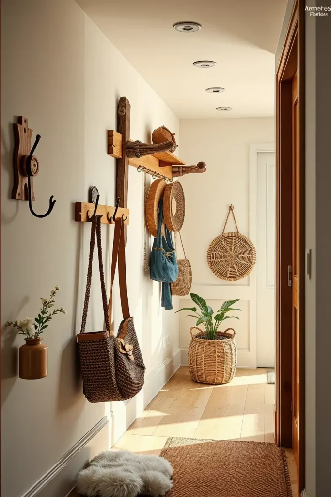 65 Earthy Hallway Styling Tips to Create a Warm and Natural Entryway