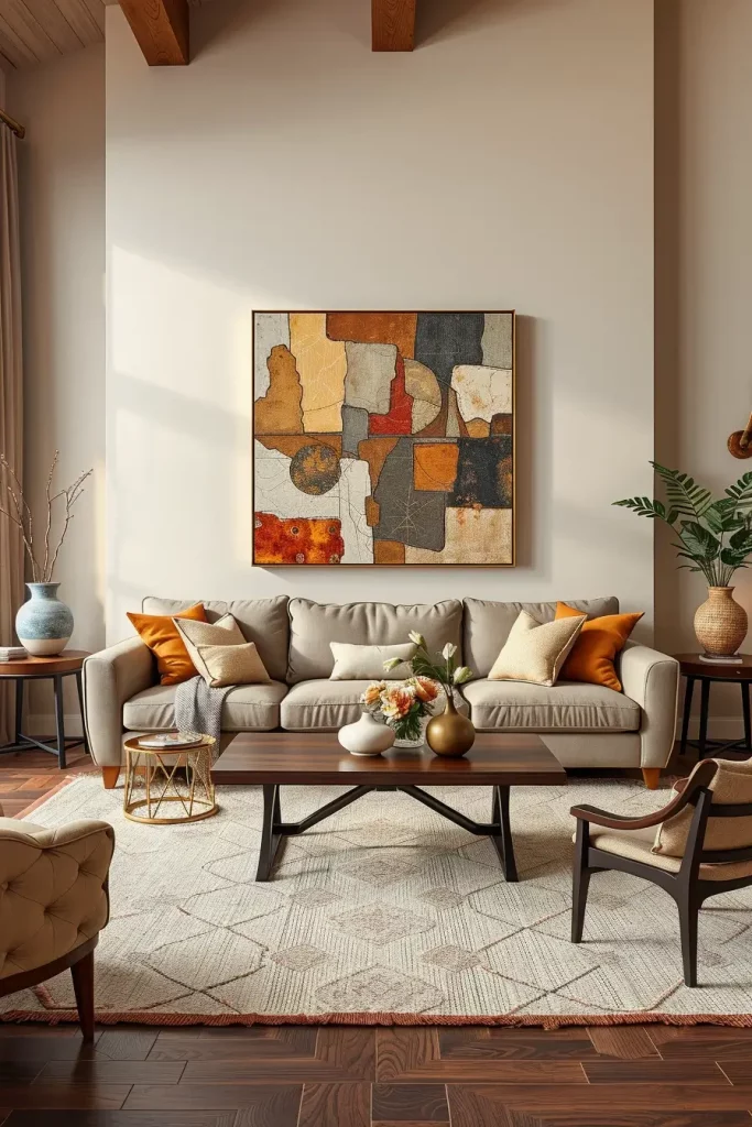 64 Earth-Tone Living Room Ideas for a Warm and Natural Home