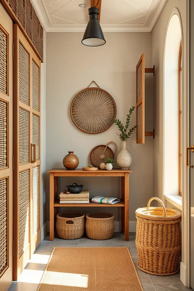 65 Earthy Hallway Styling Tips to Create a Warm and Natural Entryway