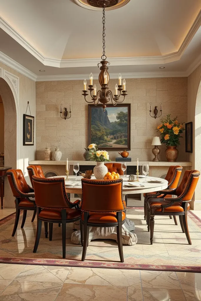 62 Warm-Toned Dining Room Interiors To Inspire Your Home Design