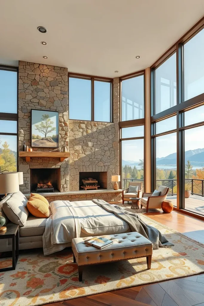 Stone Fireplace Bedroom: Cozy and Modern Design Ideas for Every Style