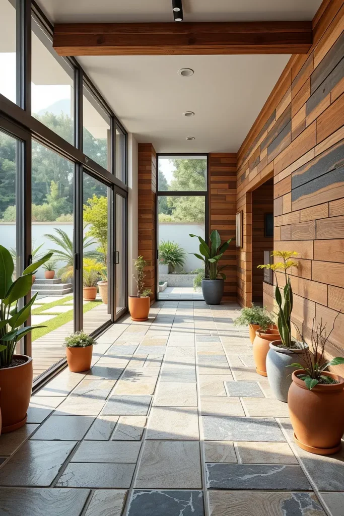 62 Modern Hallway Design With Natural Materials: Stylish Ideas for a Timeless Home
