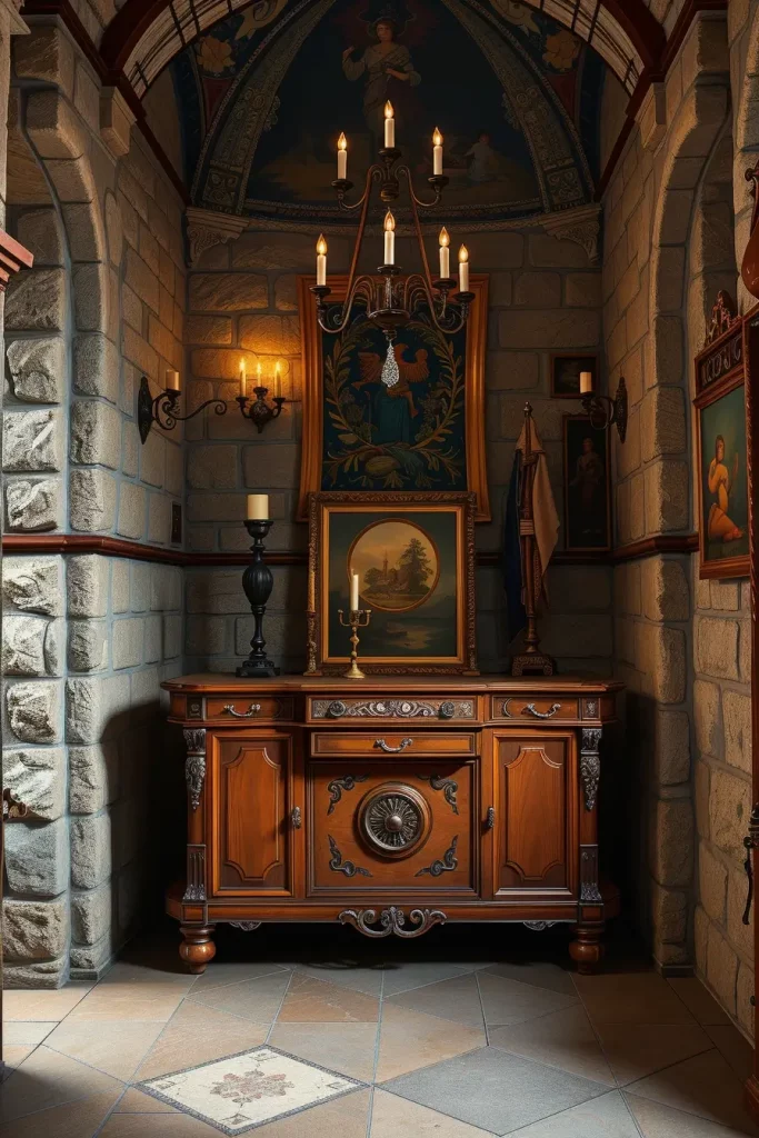 64 Castlecore Hallway Inspiration: Magical Medieval Designs for Your Home
