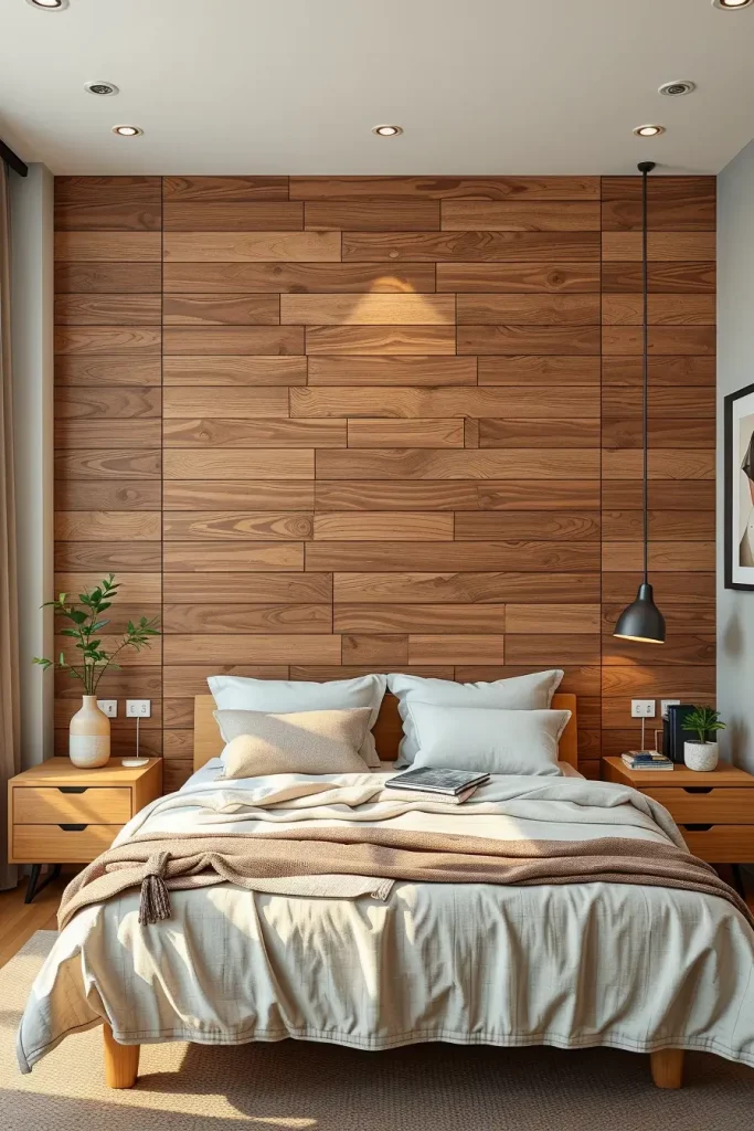 62 Modern Bedroom Design With Natural Materials for a Cozy and Stylish Space