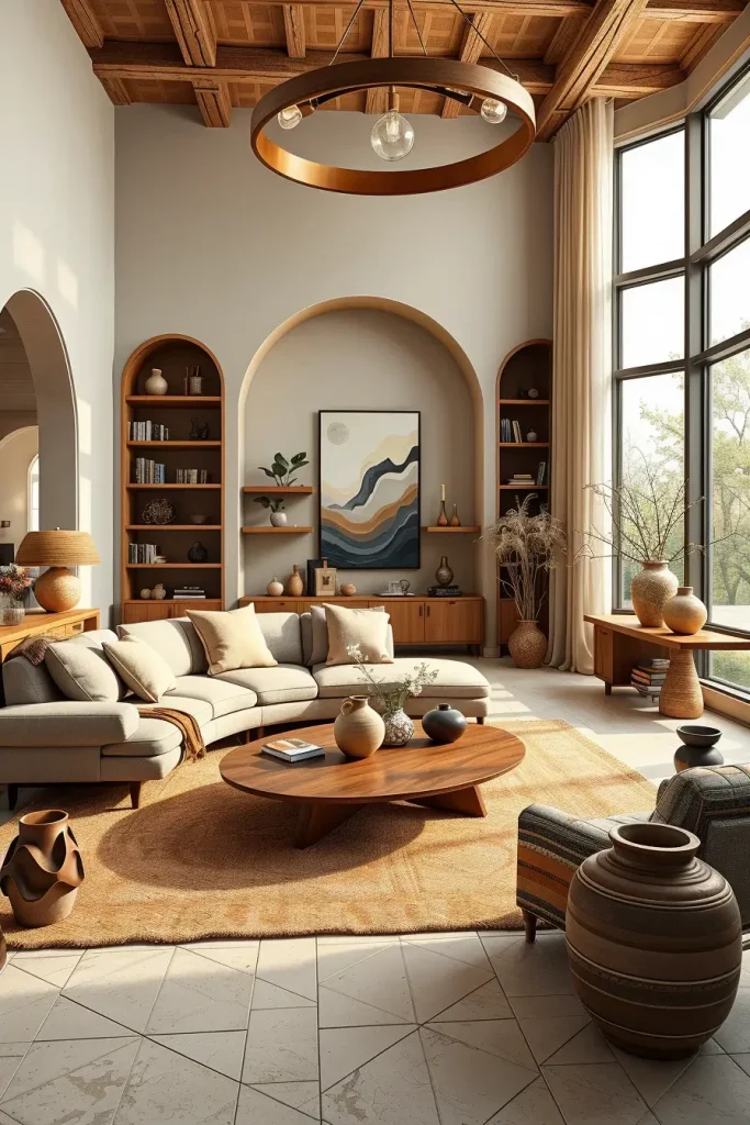 64 Earth-Tone Living Room Ideas for a Warm and Natural Home