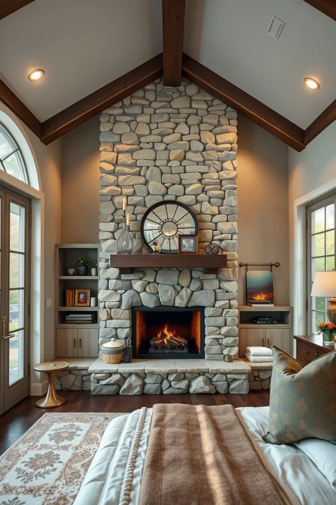 Stone Fireplace Bedroom: Cozy and Modern Design Ideas for Every Style