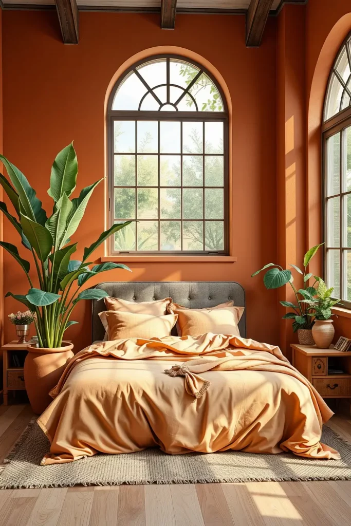 65 Terracotta and Tan Bedroom Ideas for a Warm and Elegant Interior