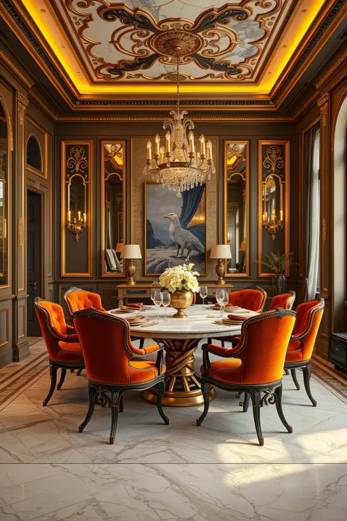 62 Warm-Toned Dining Room Interiors To Inspire Your Home Design