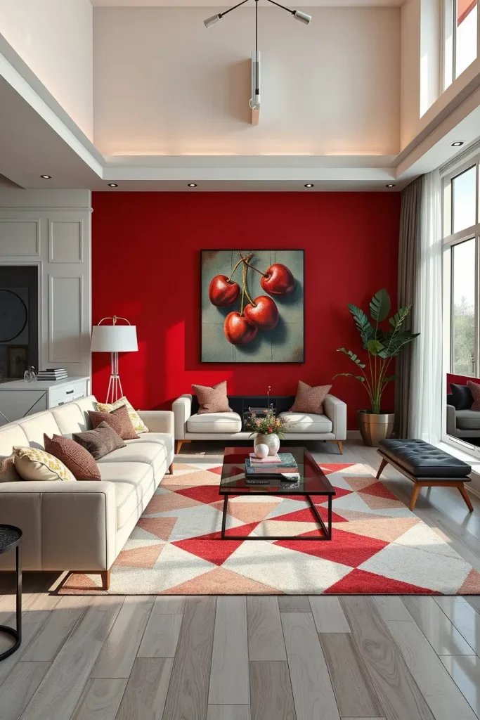 64 Cherry Coded Living Room Color Palette Ideas for Modern Interiors