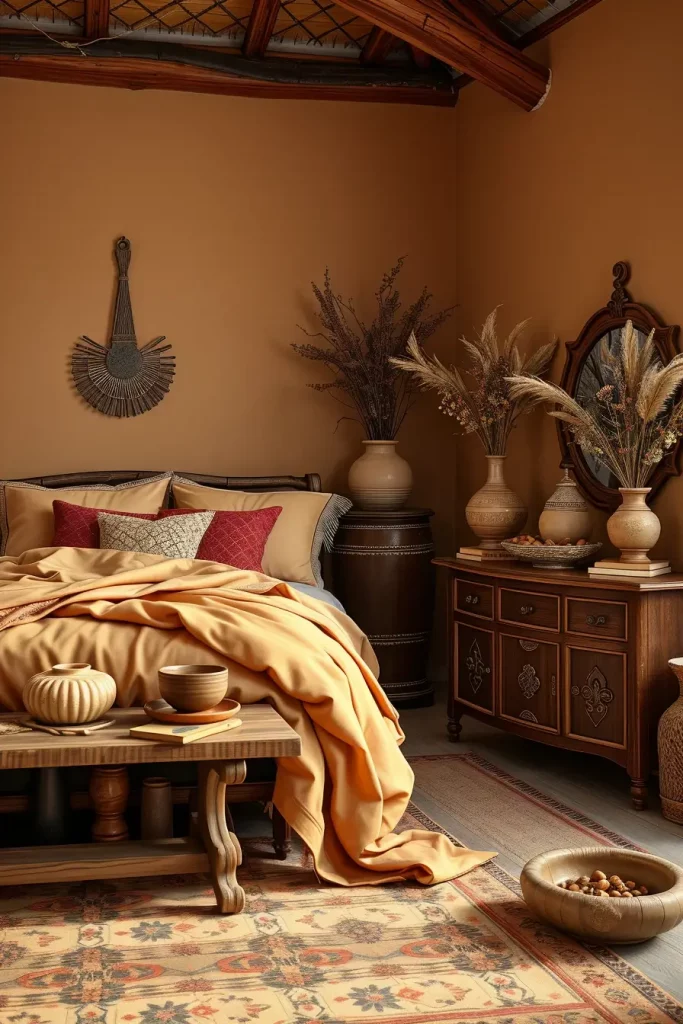 65 Terracotta and Tan Bedroom Ideas for a Warm and Elegant Interior