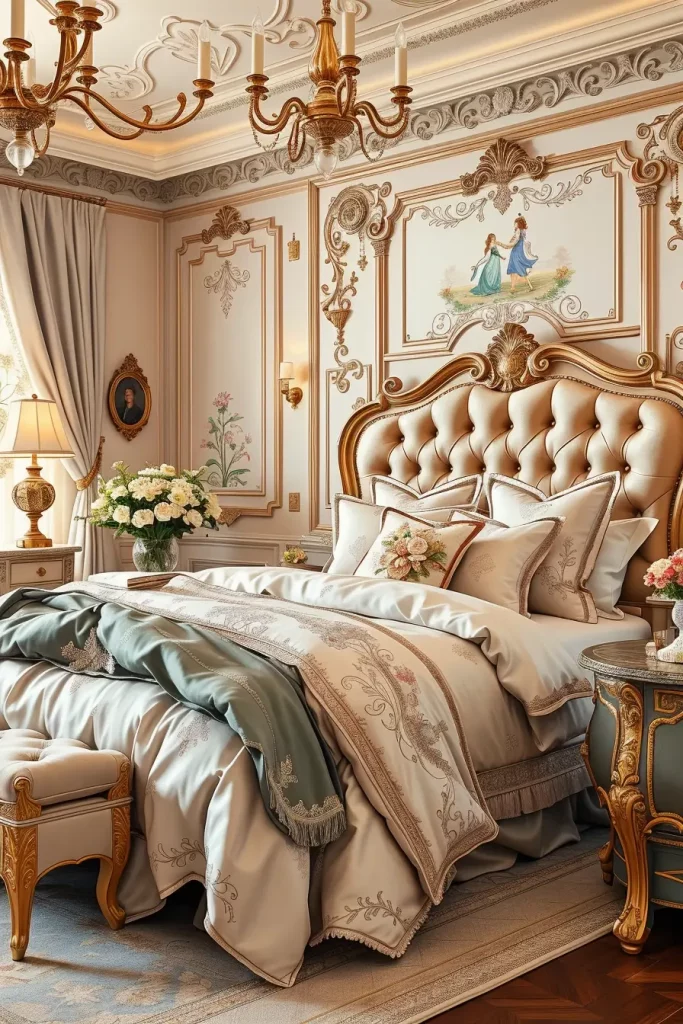 64 Rococo Revival Bedroom Furniture Ideas for Timeless Elegance