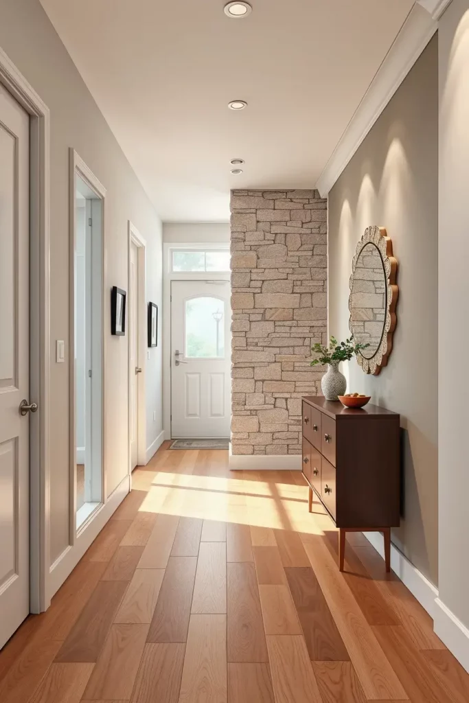 62 Modern Hallway Design With Natural Materials: Stylish Ideas for a Timeless Home